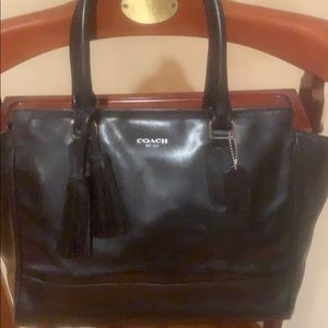 Black Coach Tote Bag